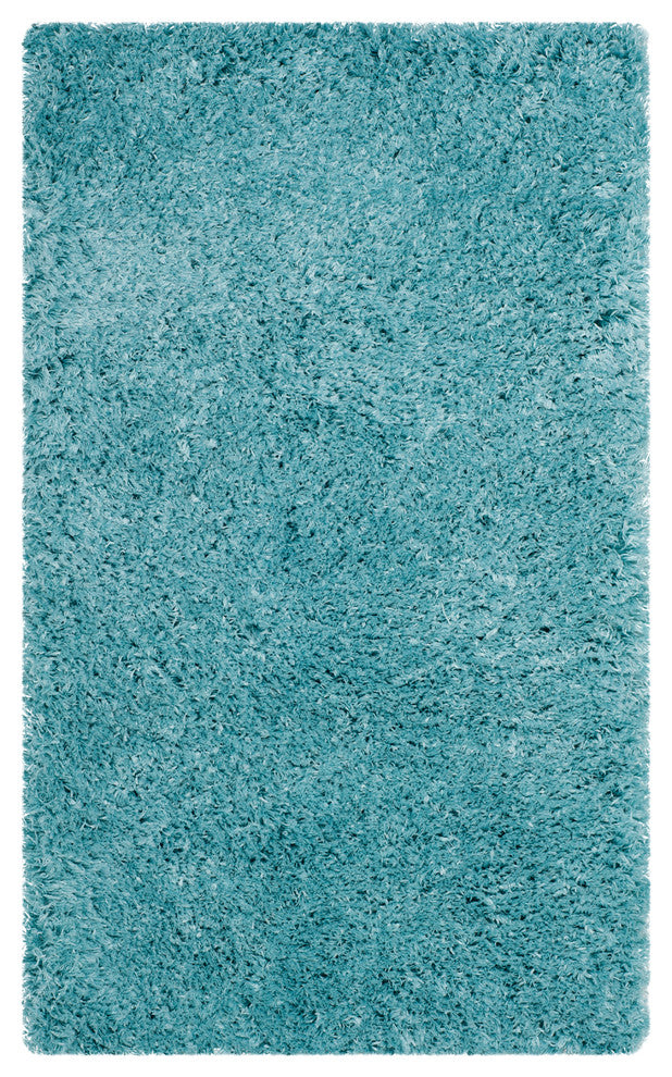 Safavieh Polar Shag Psg800T Rug, Light Turquoise, 3'x5'