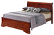 Louis Philippe Cherry Queen Panel Bed