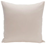 Solid Decorative Pillow, Bisque, 20"x20"