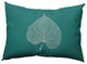 Leaf Study Accent Pillow, Desert Turquoise, 14"x20"