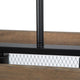 3-Ligths Matte Black Farmhouse Linear LED Kitchen Island Wooden Chandeliers