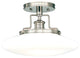 Hudson Valley 4205-PN, 1 Light Semi Flush