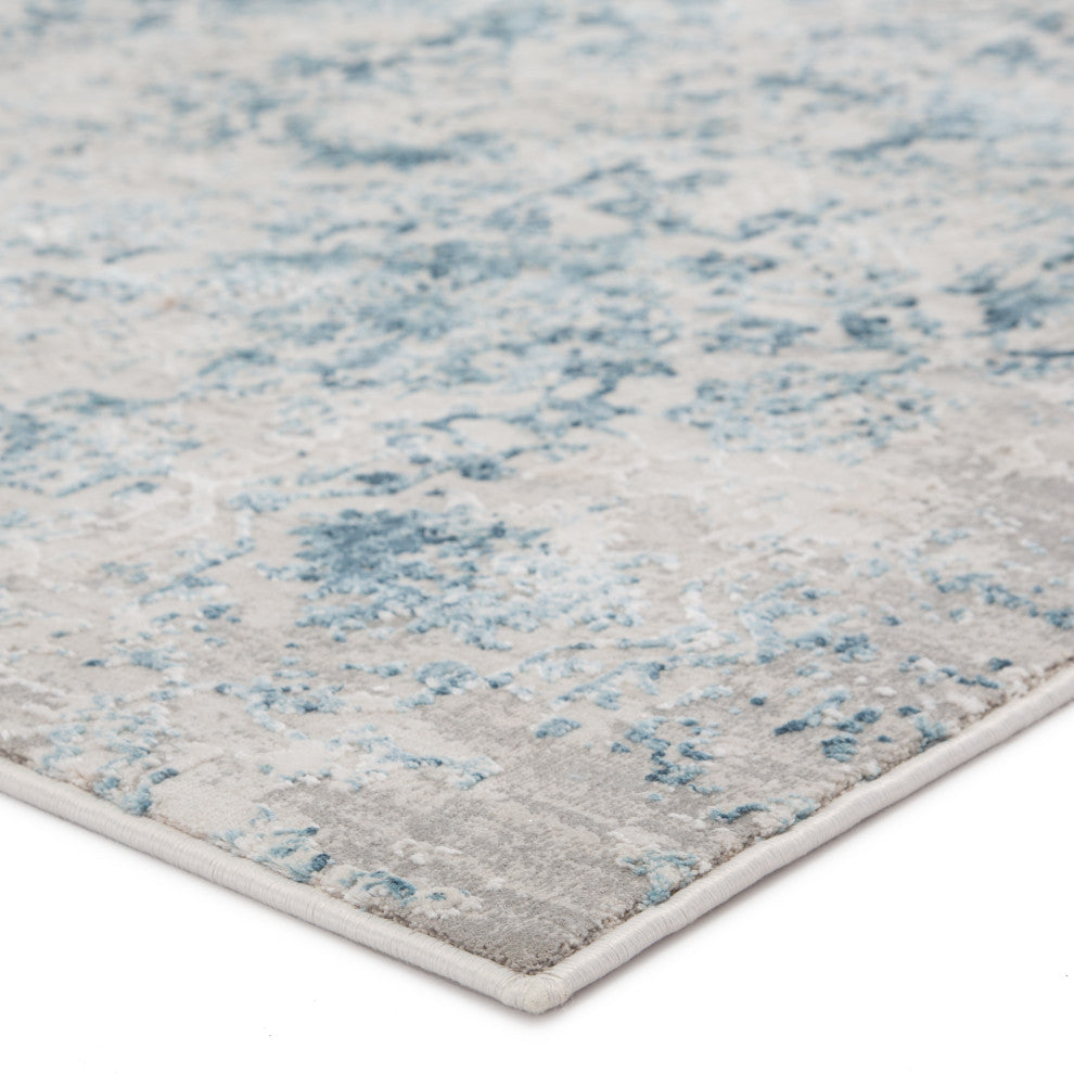 Jaipur Living Siena Damask Blue/ Ivory Area Rug 3'11"X5'11"