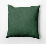 Muted Bongo Pillow, Green, 18"x18"