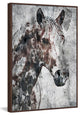 "Ranch Horse" Floater Framed Painting Print on Canvas, 20"x30"