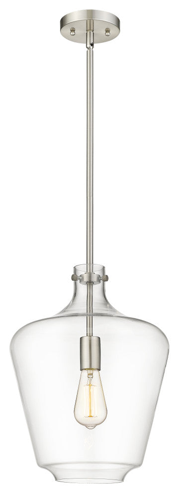 Innovations Lighting 493-1S-SN-G502-12 Lowell 1 Light 12" Mini Pendant