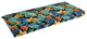 40"X19" Patterned Outdoor Spun Polyester Loveseat Cushion, Beachcrest Caviar