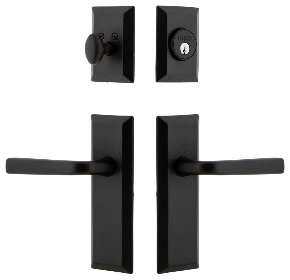 Ageless Iron Keep Plate Combo Pack Lance Lever, Black Iron