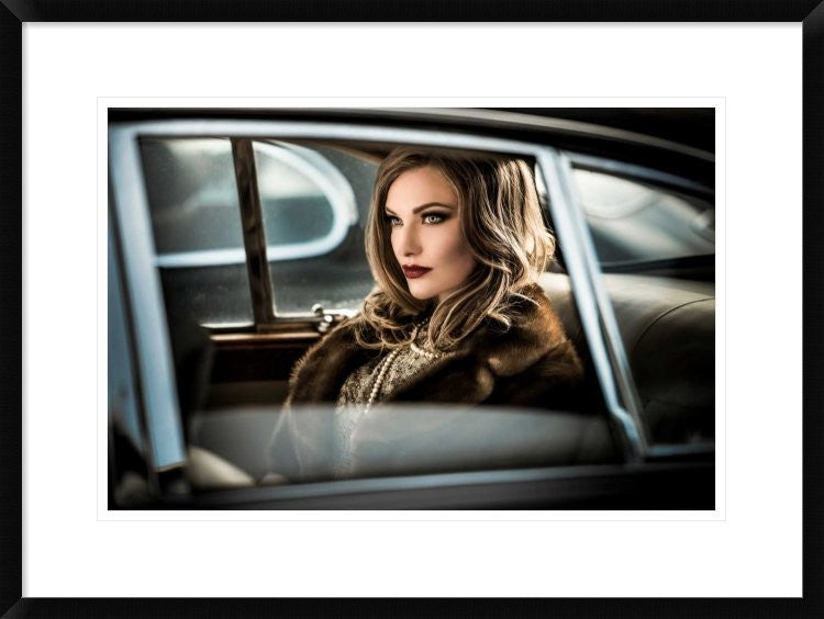 "Driving The Diva To The Event."  by Peter Muller Photography, 30x22"