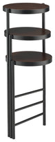 Namid Plant Stand, Walnut and Black