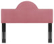 Dawn Full/Queen Performance Velvet Headboard Dusty Rose