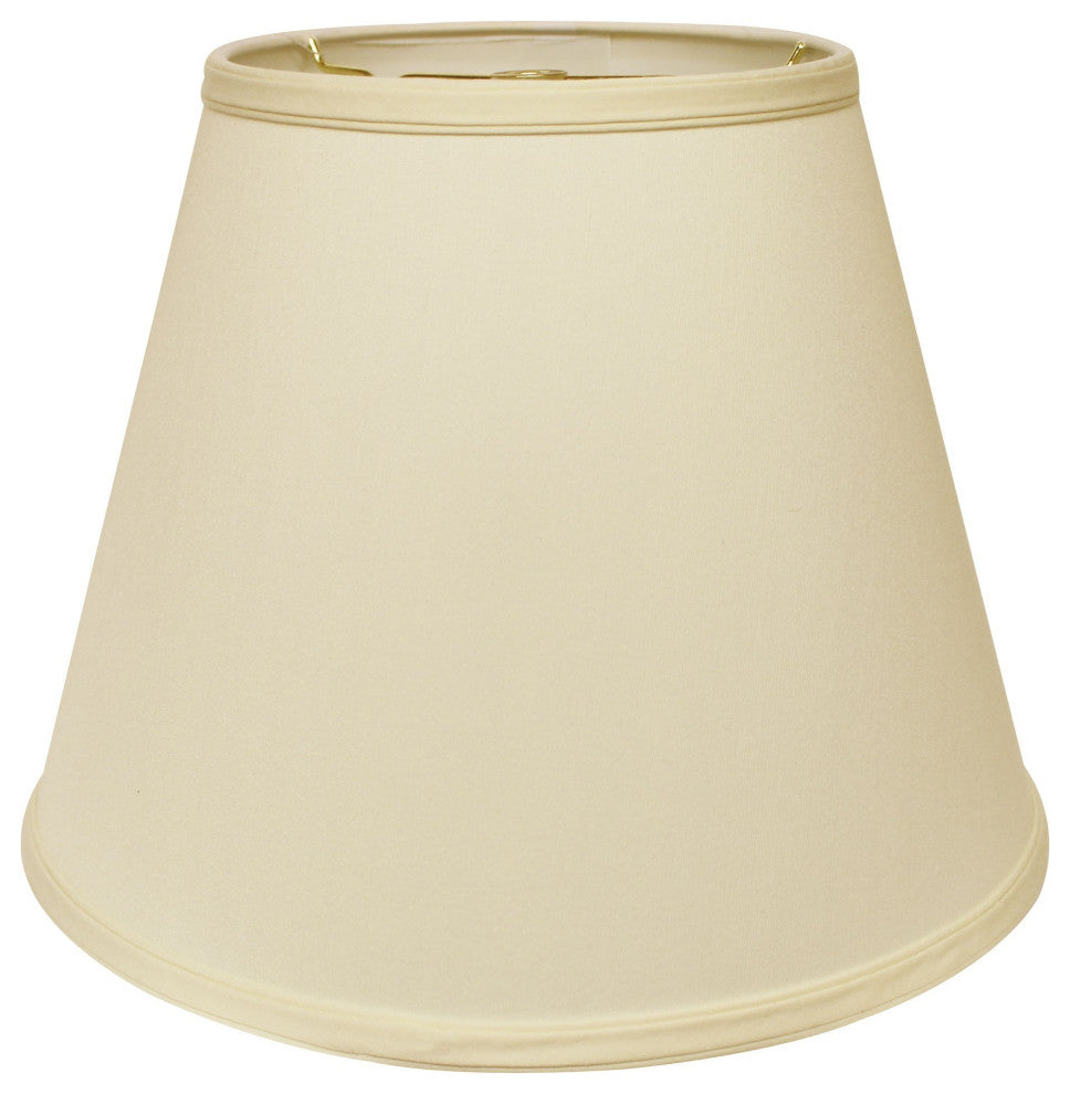 14" Ivory Empire Deep Slanted No Slub Lampshade
