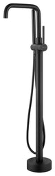 Delara Freestanding Tub Faucet, Hand Shower, Matte Black