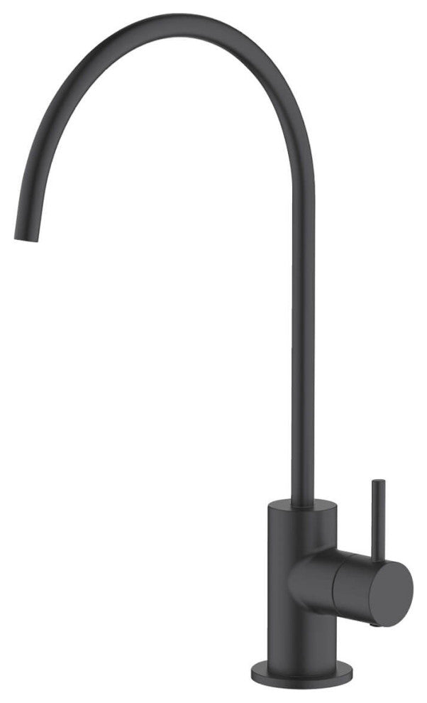 Circular Water Filtration Faucet, Matte Black