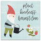 Plant Kindness Harvest Love Gnome 12x12 Canvas Wall Art