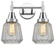INNOVATIONS LIGHTING 447-2W-PC-G142-LED Caden 2 Light 17 inch Bath Vanity Light