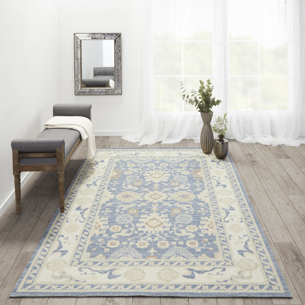 Rug Momeni Anatolia, ANA-7, Light Blue, 6'6"x9', 42357