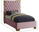 Lana Velvet Bed, Pink, Twin