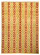 Suzani, One-of-a-Kind Hand-Knotted Area Rug Yellow, 6'2"x8'6"