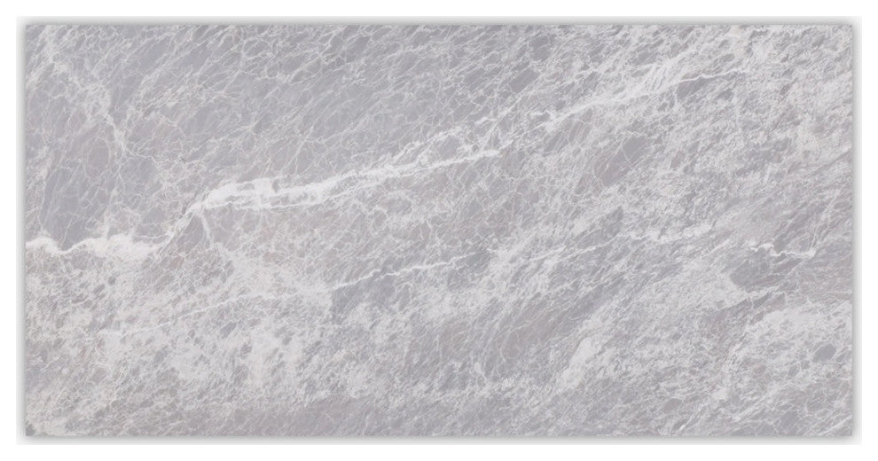 Norde Grigio Leather 12x24 Marble Tile