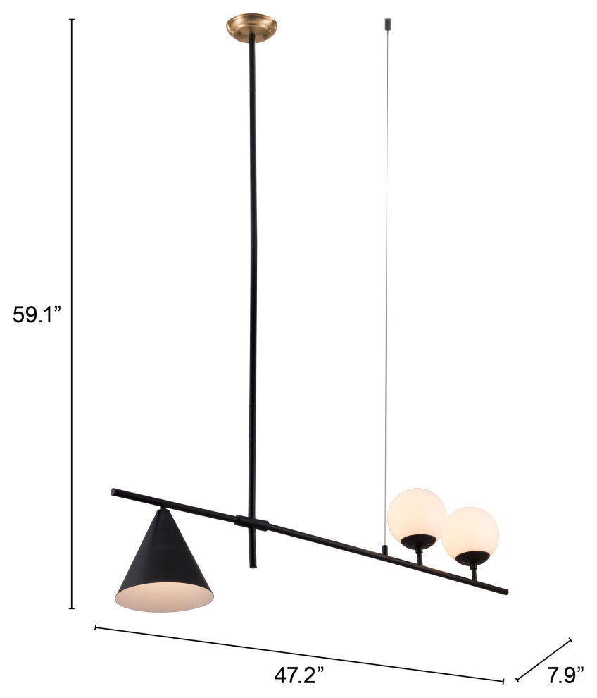 Richiza Ceiling Lamp Black