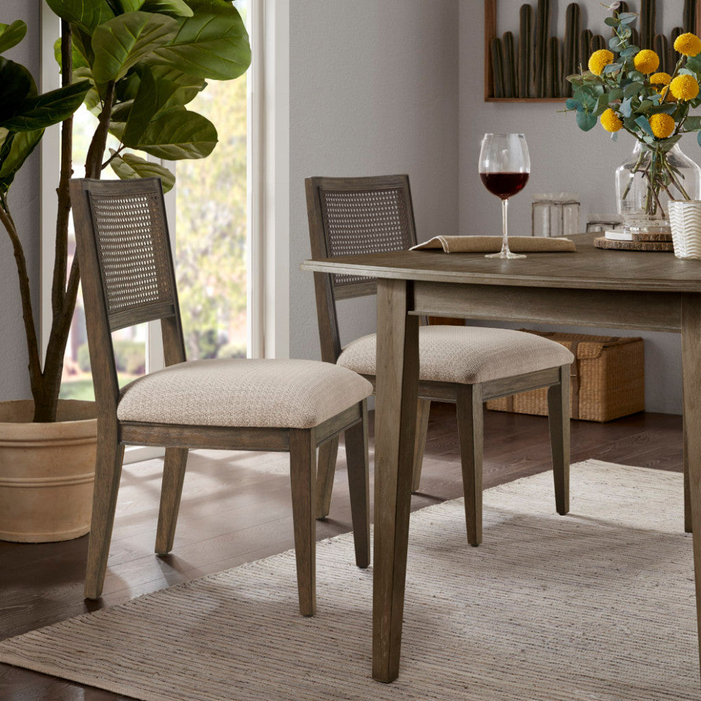 INK+IVY Kelly Accent Chair Dining Chairs, Brown, Dining Chair