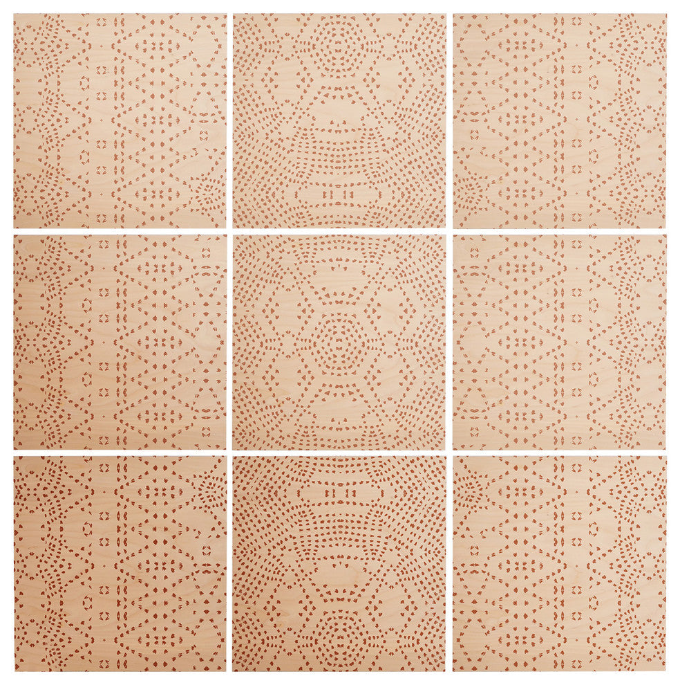 Deny Designs Holli Zollinger Marrakeshi Wood Wall Mural, 4'x4'