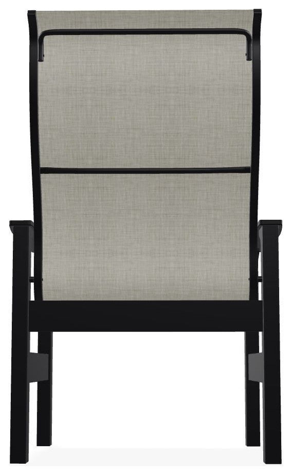 Leeward Sling Outdoor Armchair, Ella/Black