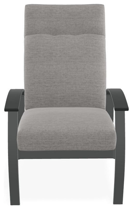 Belle Isle Cushion Outdoor Armchair, Graystone/Graphite