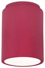 Radiance Cylinder Outdoor Flush-Mount, Cerise, LED
