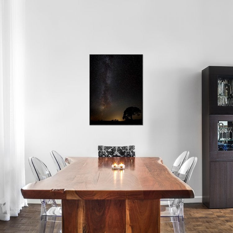 "Milkyway" Framed Canvas Giclee by Kaspars Kurcens, 28x37"