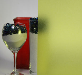 Yellow Textured Static Cling Window Film, 35"x3'