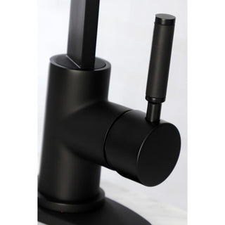 LS8610DKL Kaiser One-Handle 1-Hole Deck Mounted Bar Faucet, Matte Black