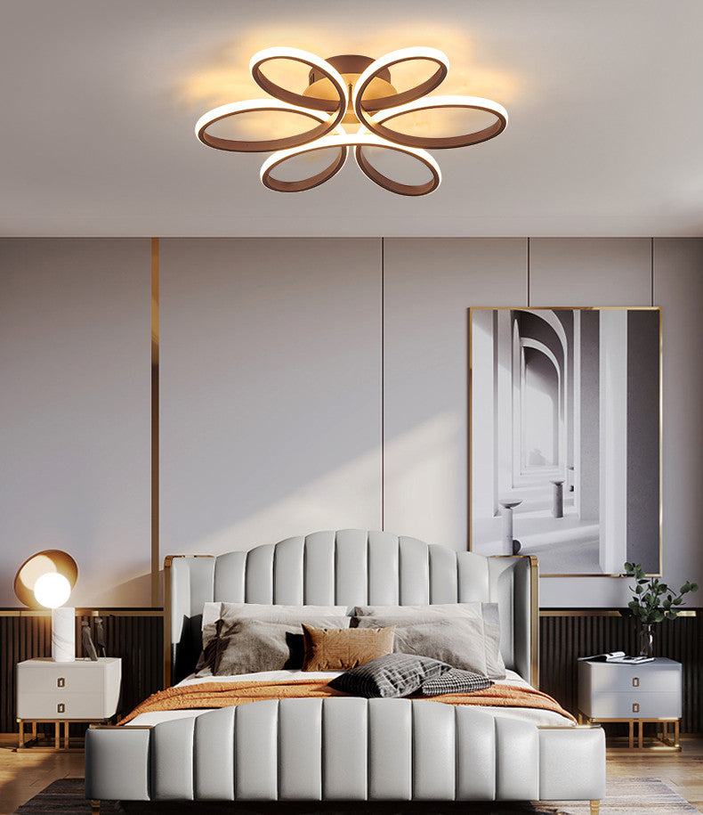 Satin Coffee LED Flush Mount With Acrylic Diffuser