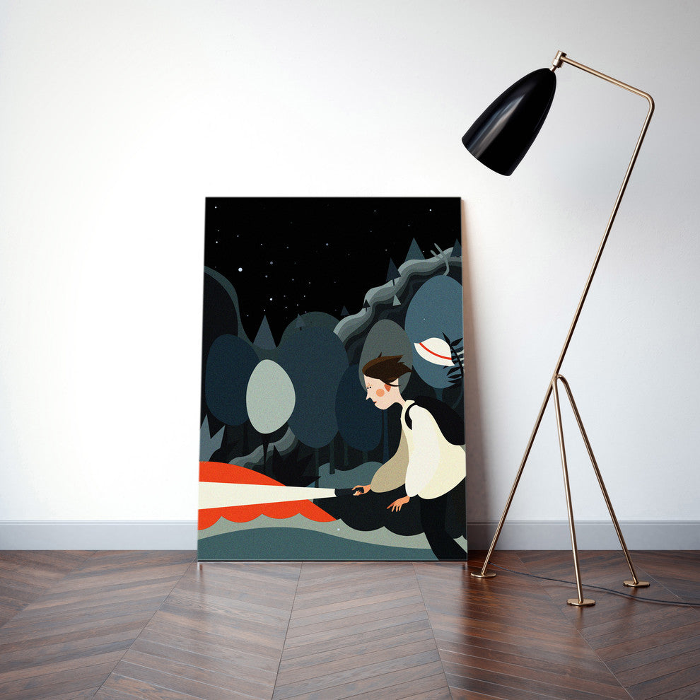 Mod Made "Adventure in the Jungle" Canvas Wall Art, 11"x16"