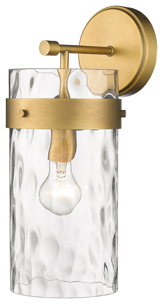 Zlite 3035-1SL-RB 1-Light Wall Sconce, Clear