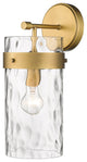 Zlite 3035-1SL-RB 1-Light Wall Sconce, Clear