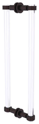 Clearview 18" Back to Back Groovy Accent Shower Door Pull, Antique Bronze