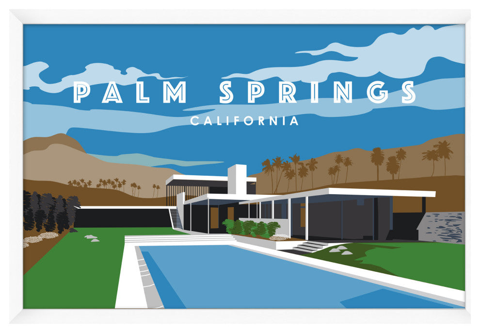 Palm Springs Technicolor 5, Giclee Reproduction Artwork