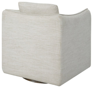 Uttermost Corben White swivel Chair