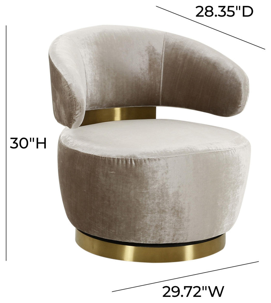 TOV Furniture Austin Champagne Chair