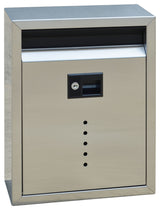 E10 Mailbox, Satin Stainless Steel Finish, 11.5"x15"