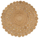 Bodhi Round Natural Jute Hippie Circle, 5'' Round