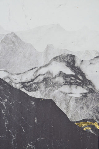 Manford Rectangular Black Framed Wall Art, 3-Piece Set