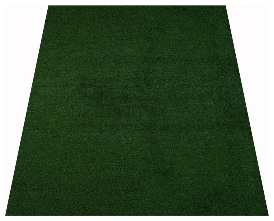 HAND KNOTTED LOOM SILK ECO-FRIENDLY AREA RUGS-Rectangle,Green Color,Solid, [Rectangle] 5'x8'