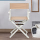 018" Director's Chair White Frame-Tan Canvas
