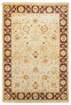 Mogul, One-of-a-Kind Hand-Knotted Area Rug Ivory, 6'0"x8'10"