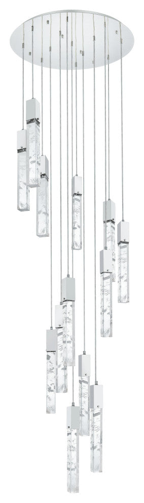 Home Living 30" Chandelier, Chrome