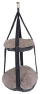 Kittyhaus Dual-Lounger Kitty Cat Pillow Hammock Lounge, Gray