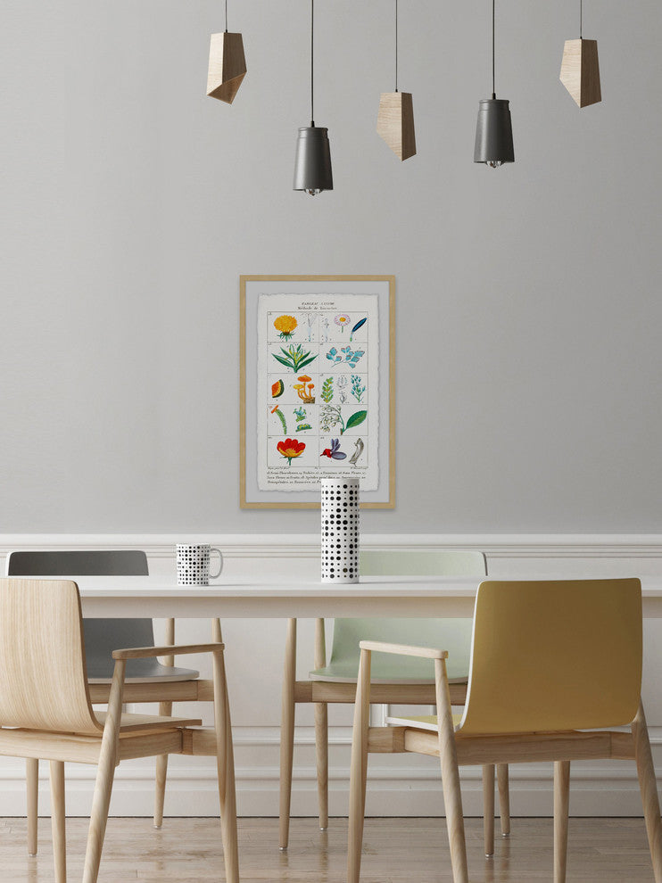 "Botany French 2" Framed Painting Print, 16"x24"